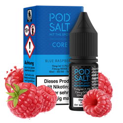 Pod Salt Core - Blue Raspberry - 10 ml Nikotinsalz Liquid