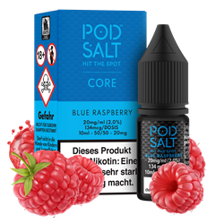 Pod Salt Core - Blue Raspberry - 10 ml Nikotinsalz Liquid