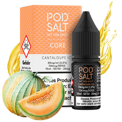 Pod Salt Core - Cantaloup Ice - 10 ml Nikotinsalz Liquid
