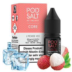 Pod Salt Core - Lychee Ice - 10 ml Nikotinsalz Liquid