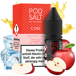 Pod Salt Core - Red Apple Ice - 10 ml Nikotinsalz Liquid