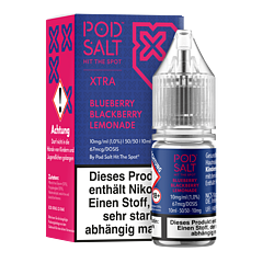 Pod Salt Xtra - Blueberry Blackberry Lemonade - 10 ml Nikotinsalz Liquid