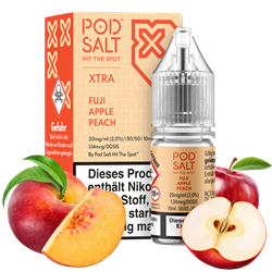 Pod Salt Xtra - Fuji Apple Peach - 10 ml Nikotinsalz Liquid