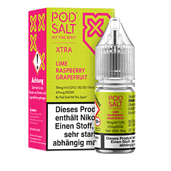Pod Salt Xtra - Lime Raspberry Grapefruit - 10 ml Nikotinsalz Liquid