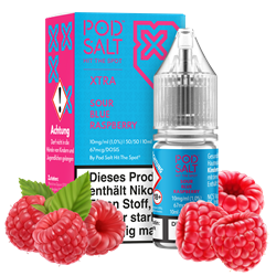 Pod Salt Xtra - Sour Blue Raspberry - 10 ml Nikotinsalz Liquid