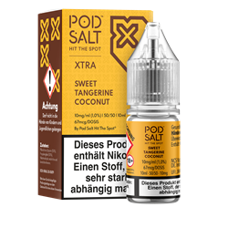 Pod Salt Xtra - Sweet Tangerine Coconut - 10 ml Nikotinsalz Liquid