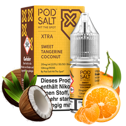 Pod Salt Xtra - Sweet Tangerine Coconut - 10 ml Nikotinsalz Liquid