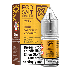 Pod Salt Xtra - Sweet Tangerine Coconut - 10 ml Nikotinsalz Liquid