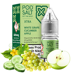 Pod Salt Xtra - White Grape Cucumber Apple - 10 ml Nikotinsalz Liquid