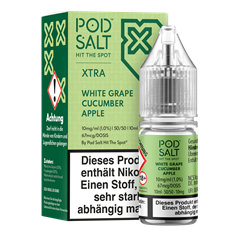 Pod Salt Xtra - White Grape Cucumber Apple - 10 ml Nikotinsalz Liquid