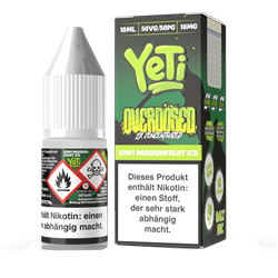 Yeti Overdosed - Kiwi Passionfruit Ice - 10 ml Nikotinsalz Liquid