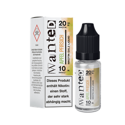 Wanted - Apfel Pfirsich - 10 ml Nikotinsalz Liquid
