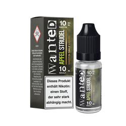 Wanted - Apfelstrudel - 10 ml Nikotinsalz Liquid