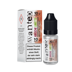 Wanted - Kirsche Limette - 10 ml Nikotinsalz Liquid