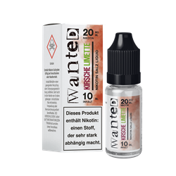 Wanted - Kirsche Limette - 10 ml Nikotinsalz Liquid