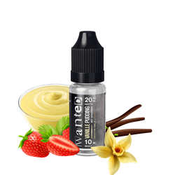 Wanted - Vanillepudding mit Erdbeer - 10 ml Nikotinsalz Liquid