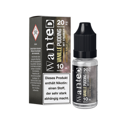 Wanted - Vanillepudding mit Erdbeer - 10 ml Nikotinsalz Liquid