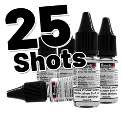 Riccardo Balance Nikotin-Shot Bundle - 10 ml - 20 mg/ml - 25er Pack