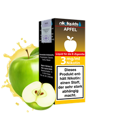 nikoliquids Apfel 70/30 - 10 ml E-Liquid