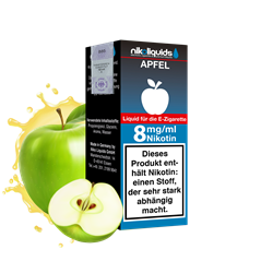 nikoliquids Apfel 70/30 - 10 ml E-Liquid