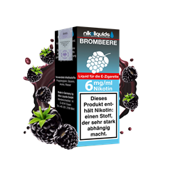 nikoliquids Brombeere 70/30 - 10 ml E-Liquid