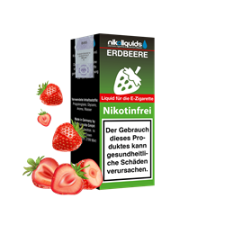 nikoliquids Erdbeere 70/30 - 10 ml E-Liquid