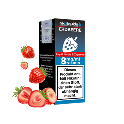 nikoliquids Erdbeere 70/30 - 10 ml E-Liquid