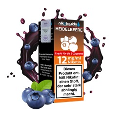 nikoliquids Heidelbeere 70/30 - 10 ml E-Liquid