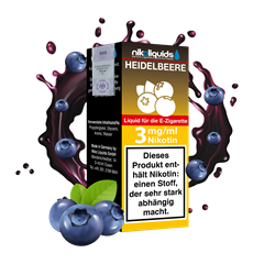 nikoliquids Heidelbeere 70/30 - 10 ml E-Liquid