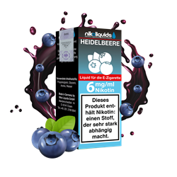 nikoliquids Heidelbeere 70/30 - 10 ml E-Liquid