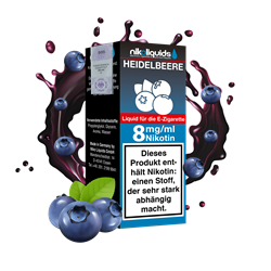 nikoliquids Heidelbeere 70/30 - 10 ml E-Liquid