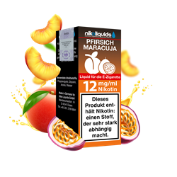 nikoliquids Pfirsich-Maracuja 70/30 - 10 ml E-Liquid
