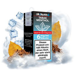 nikoliquids Tabak Menthol 70/30 - 10 ml E-Liquid