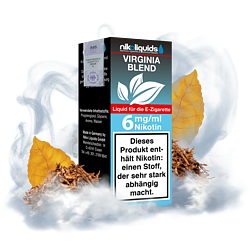 nikoliquids Virginia Blend 70/30 - 10 ml E-Liquid