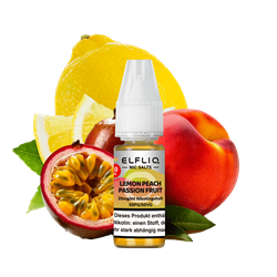 ELF Bar Elfliq - Lemon Peach Passion Fruit - 10 ml Nikotinsalz Liquid
