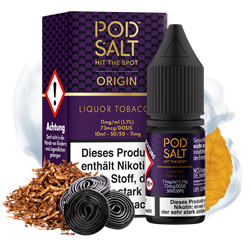 Pod Salt Origin - Liquor Tobacco - 10 ml Nikotinsalz Liquid
