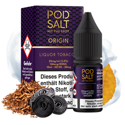 Pod Salt Origin - Liquor Tobacco - 10 ml Nikotinsalz Liquid