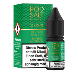 Pod Salt Origin - Menthol Tobacco - 10 ml Nikotinsalz Liquid