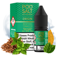 Pod Salt Origin - Menthol Tobacco - 10 ml Nikotinsalz Liquid