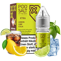 Pod Salt Xtra - Lemon Lime Cola - 10 ml Nikotinsalz Liquid