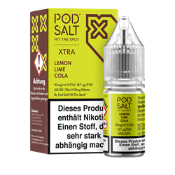 Pod Salt Xtra - Lemon Lime Cola - 10 ml Nikotinsalz Liquid