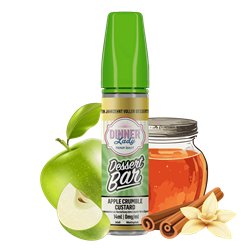 Dinner Lady Aroma - Dessert Bar - Apple Crumble Custard - 14 ml Longfill