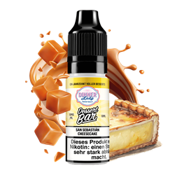 Dinner Lady Dessert Bar - San Sebastian Cheesecake - 10 ml Nikotinsalz Liquid