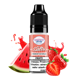 Dinner Lady Fruits - Strawberry Watermelon - 10 ml Nikotinsalz Liquid