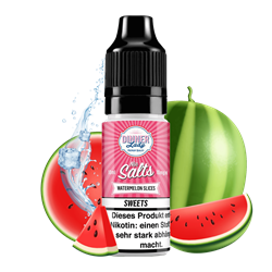 Dinner Lady Sweets - Watermelon Slices - 10 ml Nikotinsalz Liquid
