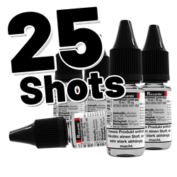 Riccardo Cloud Nikotin-Shot Bundle - 10 ml - 20 m g/ml - 25er Pack
