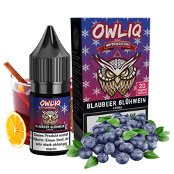 OWLIQ Weihnachtsedition - Blaubeer Glhwein - 10 ml Nikotinsalz Liquid