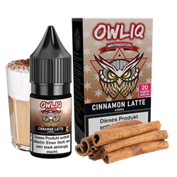 OWLIQ Weihnachtsedition - Cinnamon Latte - 10 ml Nikotinsalz Liquid