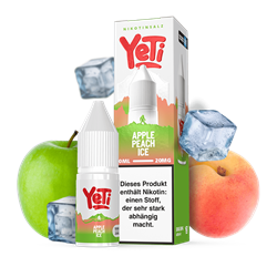 YeTi Summit - Apple Peach Ice - 10 ml Overdozed Nikotinsalz Liquid