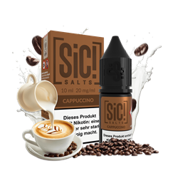 SIC Salts - Cappuccino - 10 ml Nikotinsalz Liquid